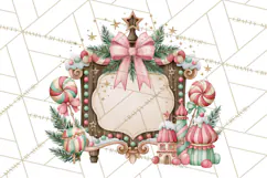 Candy Christmas Village PNG, Enchanted Christmas Decorations Product Image 3