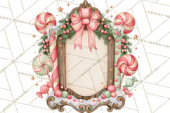 Candy Christmas Village PNG, Enchanted Christmas Decorations Product Image 4