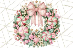 Candy Christmas Village PNG, Enchanted Christmas Decorations Product Image 4