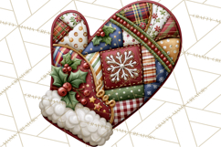 Christmas Quilt Square Patterns PNG Product Image 4