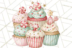 Candy Christmas Village PNG, Enchanted Christmas Decorations Product Image 2