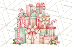 Candy Christmas Village PNG, Enchanted Christmas Decorations Product Image 3