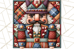 Christmas Quilt Square Patterns PNG Product Image 4