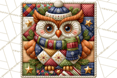 Christmas Quilt Square Patterns PNG Product Image 5