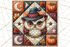 Halloween Quilt Square Patterns PNG Clipart Product Image 4