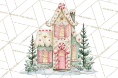 Candy Christmas Village PNG, Enchanted Christmas Decorations Product Image 4