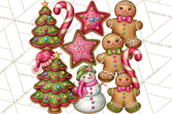 Bright Candy Christmas Village PNG, Whimsical Christmas Product Image 2