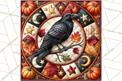 Halloween Quilt Square Patterns PNG Clipart Product Image 4