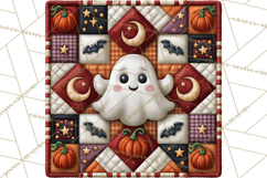 Halloween Quilt Square Patterns PNG Clipart Product Image 5