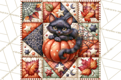 Halloween Quilt Square Patterns PNG Clipart Product Image 5