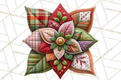 Christmas Quilt Square Patterns PNG Product Image 2