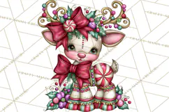 Bright Candy Christmas Village PNG, Whimsical Christmas Product Image 2