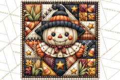 Halloween Quilt Square Patterns PNG Clipart Product Image 2