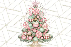 Candy Christmas Village PNG, Enchanted Christmas Decorations Product Image 4