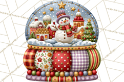 Christmas Quilt Square Patterns PNG Product Image 2