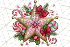Bright Candy Christmas Village PNG, Whimsical Christmas Product Image 5