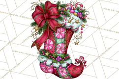 Bright Candy Christmas Village PNG, Whimsical Christmas Product Image 2