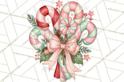 Candy Christmas Village PNG, Enchanted Christmas Decorations Product Image 4