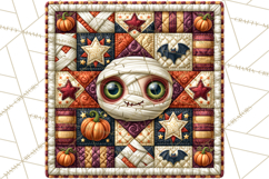 Halloween Quilt Square Patterns PNG Clipart Product Image 5