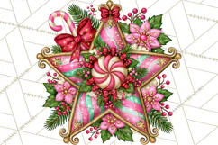 Bright Candy Christmas Village PNG, Whimsical Christmas Product Image 5