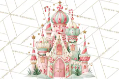 Candy Christmas Village PNG, Enchanted Christmas Decorations Product Image 5