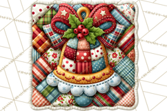 Christmas Quilt Square Patterns PNG Product Image 3