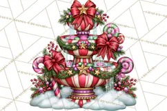 Bright Candy Christmas Village PNG, Whimsical Christmas Product Image 3