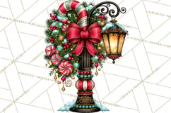 Bright Candy Christmas Village PNG, Whimsical Christmas Product Image 4