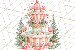Candy Christmas Village PNG, Enchanted Christmas Decorations Product Image 3