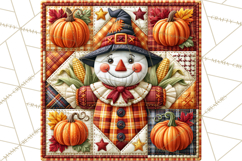 Halloween Quilt Square Patterns PNG Clipart Product Image 4