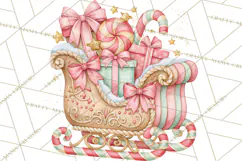 Candy Christmas Village PNG, Enchanted Christmas Decorations Product Image 2