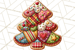 Christmas Quilt Square Patterns PNG Product Image 5