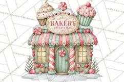 Candy Christmas Village PNG, Enchanted Christmas Decorations Product Image 4