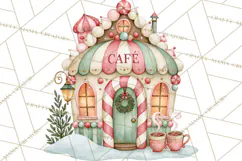 Candy Christmas Village PNG, Enchanted Christmas Decorations Product Image 3