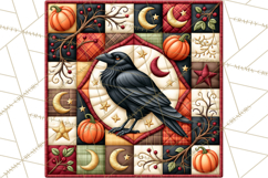 Halloween Quilt Square Patterns PNG Clipart Product Image 4