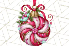 Bright Candy Christmas Village PNG, Whimsical Christmas Product Image 4