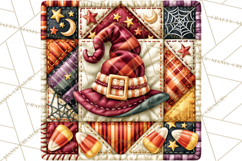Halloween Quilt Square Patterns PNG Clipart Product Image 5