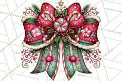Bright Candy Christmas Village PNG, Whimsical Christmas Product Image 5