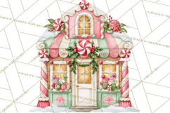 Candy Christmas Village PNG, Enchanted Christmas Decorations Product Image 5