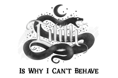 Gothic Witch | Lilith Is Why I Can’t Behave | Snake Lilith Product Image 1