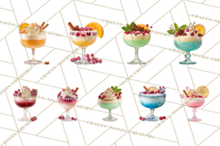 Winter Hot Drinks, Cozy Cocktail Clipart, Festive Beverage Product Image 5