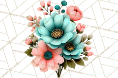 Botanical Books Clipart PNG Cottagecore Reading Florals Product Image 2