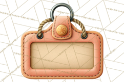 Fall Teacher School Supplies Clipart PNG Product Image 3