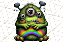 Funny St Patricks Day Monsters Clipart, St Paddy Monster PNG Product Image 3