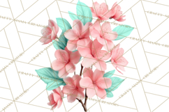 Botanical Books Clipart PNG Cottagecore Reading Florals Product Image 3