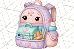 School Nurse Kawaii Clipart Product Image 5