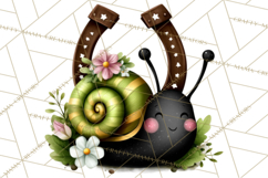 Cute St Patricks Day Bugs Clipart, St. Paddy Png Files Product Image 4