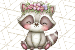 Spring Woodland Critter Clipart PNG, Spring Png Product Image 5
