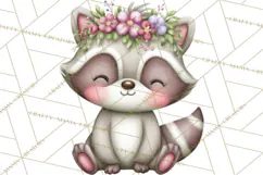 Spring Woodland Critter Clipart PNG, Spring Png Product Image 5
