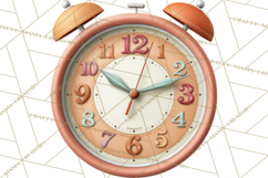 Fall Teacher School Supplies Clipart PNG Product Image 3